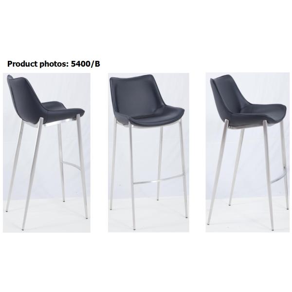 Brushed Stainless Steel Counter Stool