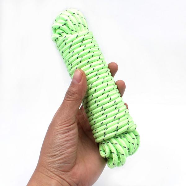 Безопасное высокопрочное 10 мм голубое наружное скальное плетённое полиэстерное паракордное скалолазное верёвочко