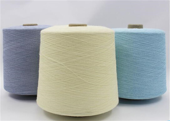 Dope Dyed Colors 300D polyester filament yarn For Blanket Base , Customized color