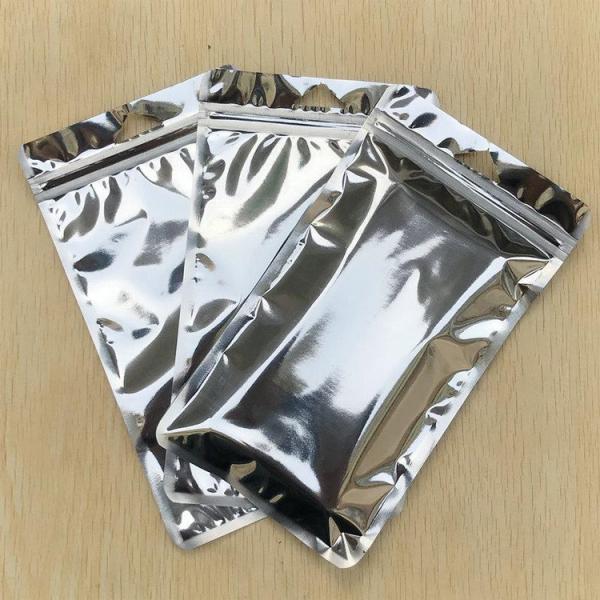 Retail BOPP Aluminum Vacuum Seal Bags , 3 Side Sealing Mylar Foil Mini Pouches