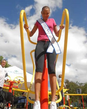galvanized outdoor fitness trainer outdoor parallel bar