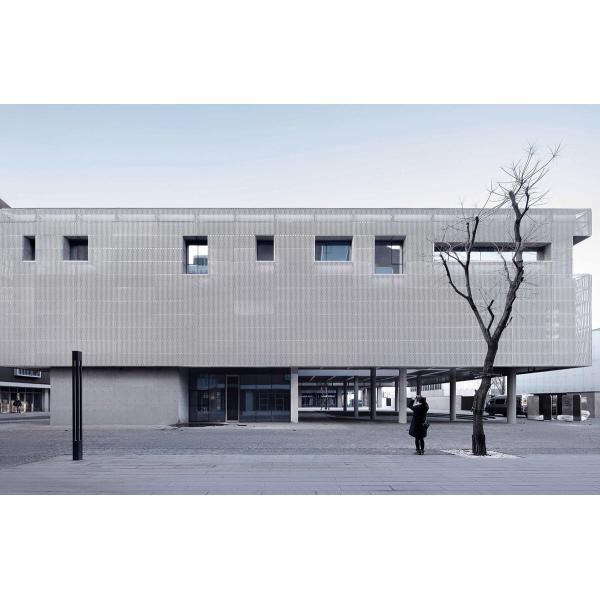 Aluminum Cladding Expanded Metal Mesh Panels 2.35mm Thick Powder Coated