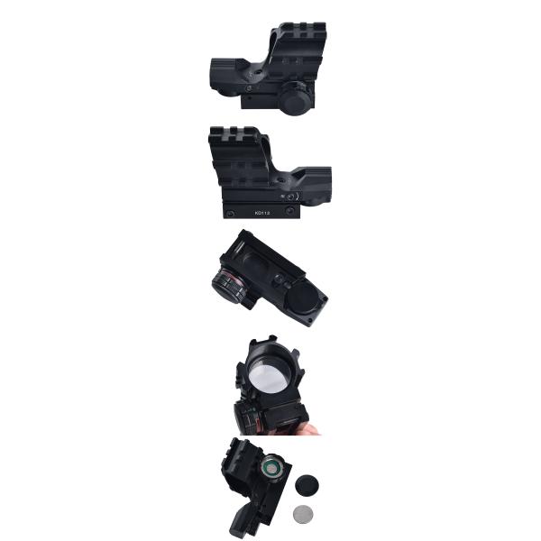 Red Green Dot 1X Magnification Optical Sight Scope with Free Eye Relief mm
