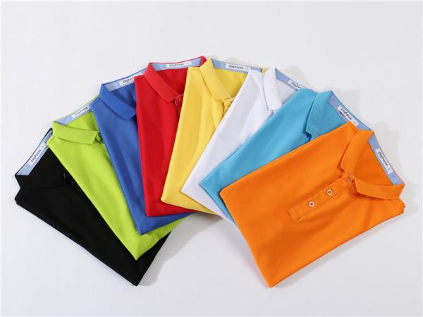 Wholesale Cotton Polyester Leisure Quick Drying Breathable Men'S Custom Golf Lapel Long Sleeve Polo Shirt