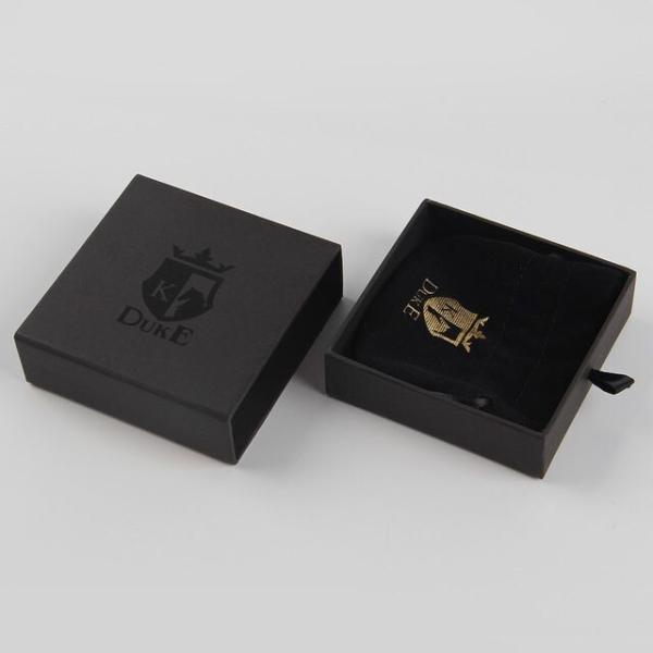 Coffret cadeau pour collier et bracelet personnalisé avec tiroir coulissant