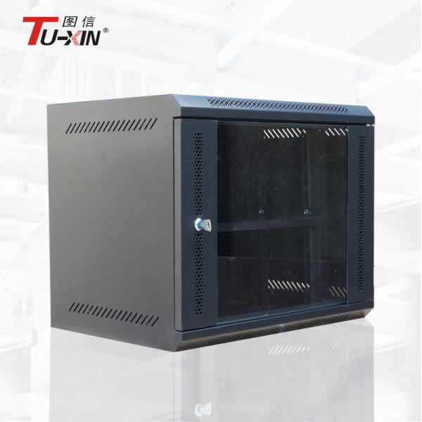 Network Cabinet Wall Mount , 9u Wall Data Cabinet With Heat Dissipating Hole in CIXI