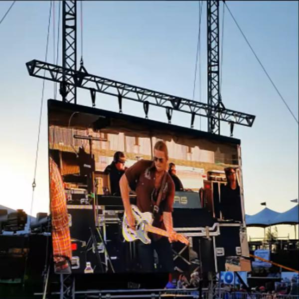 Outdoor Football Stadium Perimeter Led Screen Display Board For Restaurant P3.91