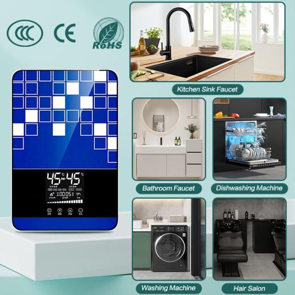 Hotel Bathroom Water Heater Wall Mounted Shower Head Hot Water Heater 220V
