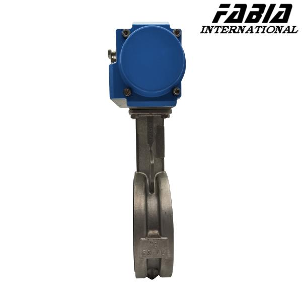 4 polegadas 3 polegadas pinça pneumática válvula borboleta corpo de aço inoxidável