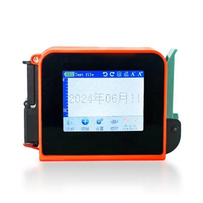 Orange Full Screen Inkjet Printer Mini 2.8-Inch Screen At  Bottom Date Bar Code