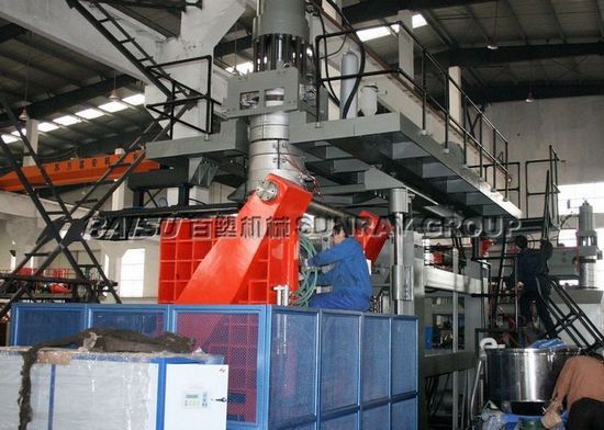 500 Liter Water Tank Blow Molding Machine , All Electric Extrusion Molding Machine SRB120Z