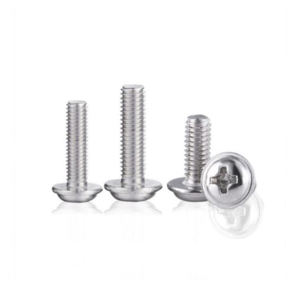 Zinc Plated Din 967 M6 Cross Recessed Pan Head Screw With Collar