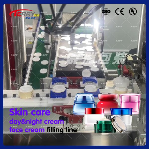 50BPM Fully Automated plastic jar Filling And Sealing Machine 15-200mL