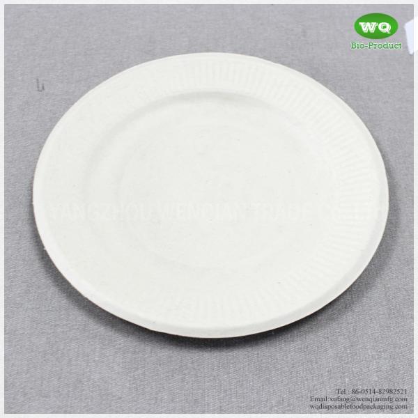 Easy Green Sugarcane Dish 6inch 7 Inch 8inch-Hot Selling Disposable Sugarcane BagassePlates China Factory Supplies