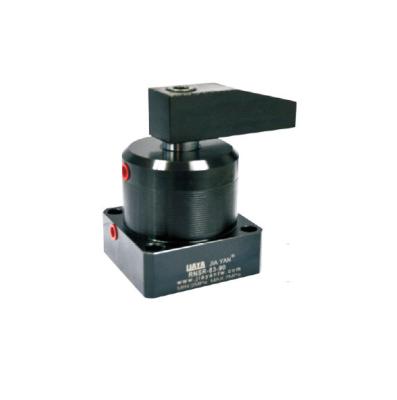 Forceful Hydraulic Swing Clamp Multiple Bores Black Oxide Finish Surface