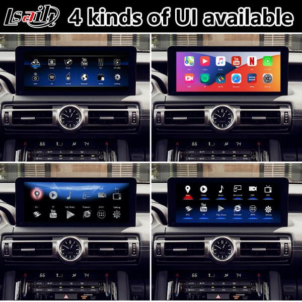 A relação video de Lsailt Android Carplay para Lexus É IS300 IS350 IS300h IS500 2020-2023