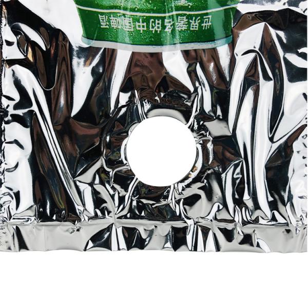 Disposable 3layer Bottle Cooler Bag , VMPET Single Bottle Wine Cooler Bag