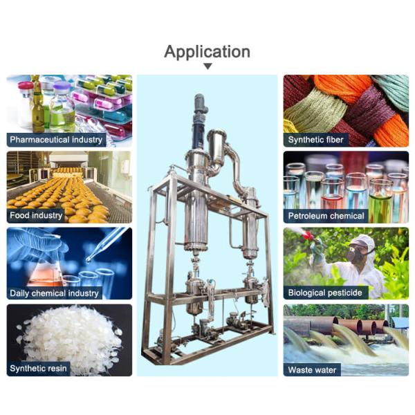 CBD Industry Wiped Film Evaporator Equipment