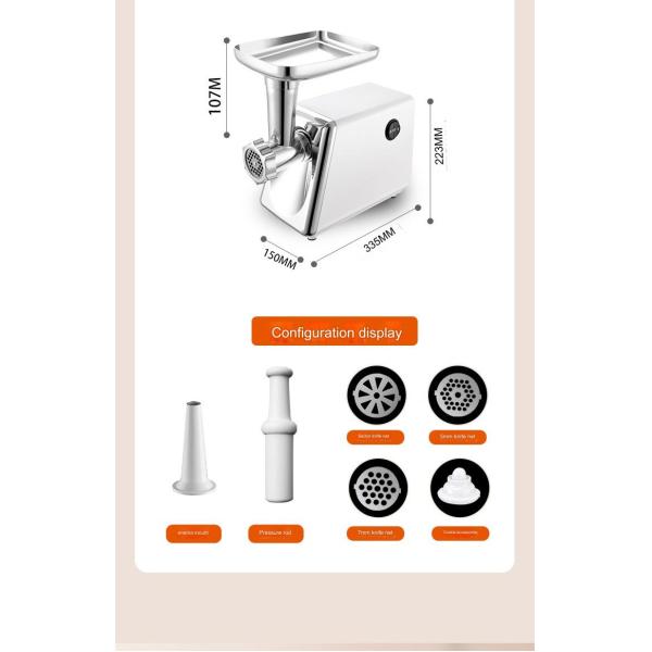Multi-function Vegetable Cutter and Meat Chopper 3.6 KG Household Electric Meat Grinde