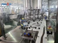 Linha de enchimento de frascos farmacêuticos e IVD para armazenamento de líquidos a 2- 8 graus Celsius