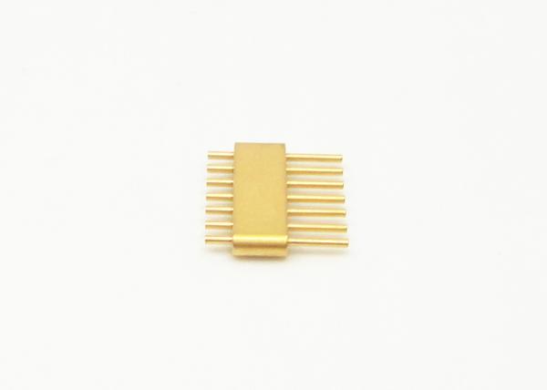 Gold Plated Multi Pin Headers / Hermetic Glass To Metal Seals Kovar 4J29 Material