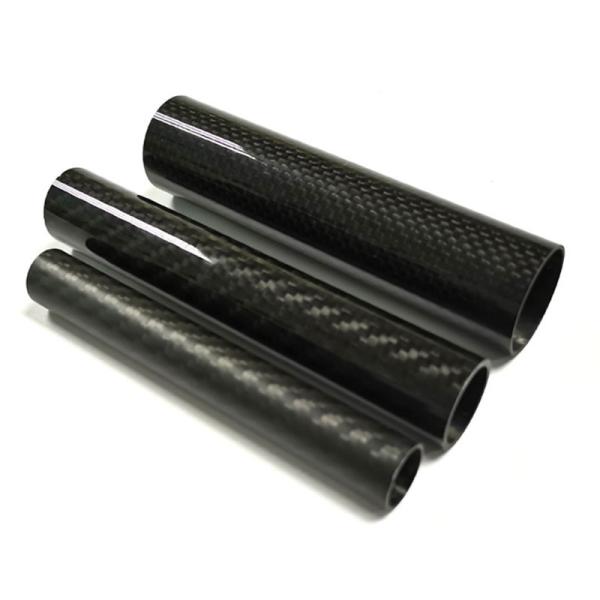 Sarja modular redonda 0.5mm - 20mm do tubo 3K da fibra do carbono