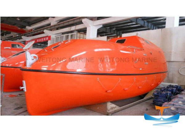 Quality Partially Enclosed Life Boat with Lifeboat Davit Solas Approved