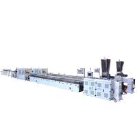 Máquina de extrusão de perfis de PVC de plástico Sistema de controlo PLC Motor Siemens