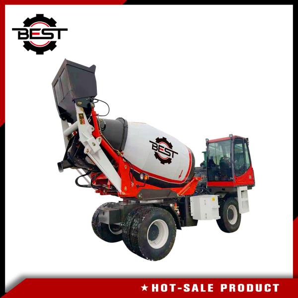 Commercial Mobile Concrete Mixer Truck Mobile Cement Mixer Long Life Truck Mounted Concrete Mixer