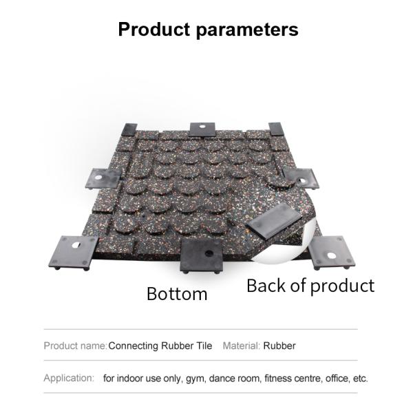 Нетоксичные тренировочные коврики из голубой резины, звукоизоляционные коврики для гаража.