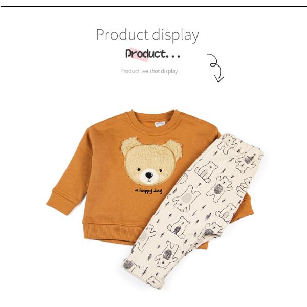 Seasonal Style Baby Girls' Clothing Sets for 1 Year Top and Pants Winter Arrival