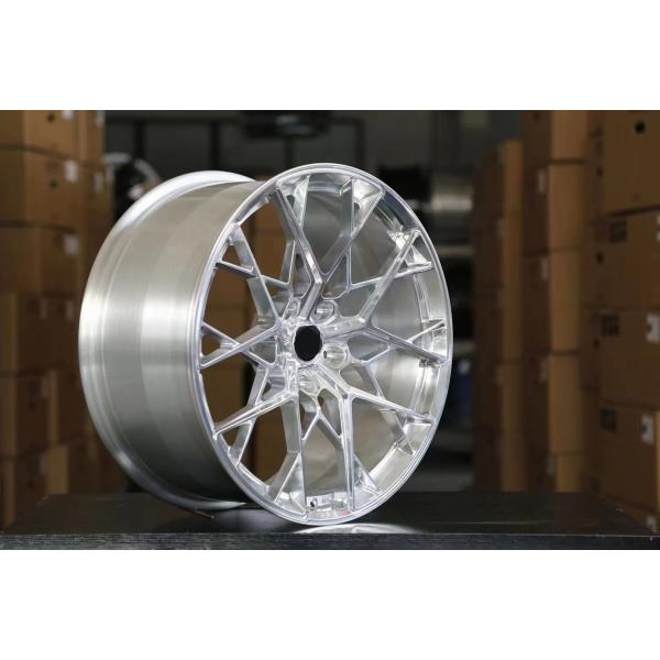 polished silvery 5x120 forged CNC car wheel Forged Racing rims for porsche for Mercedes S-CLASS S550 S600 S63 S65