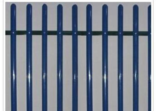 Decorative Galvanised Steel Palisade Fencing For Residential Sites / Garden Road