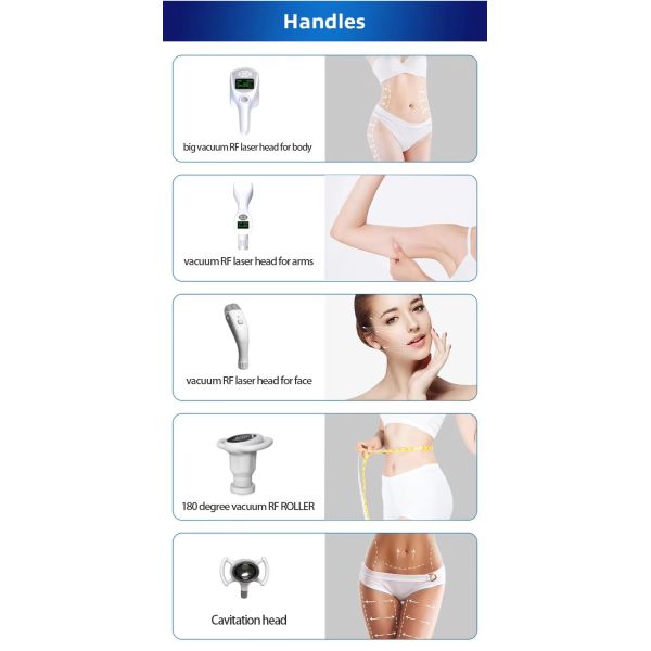 RF Vacuum Roller Body Slimming System for Fat Loss Cellulite Reduction