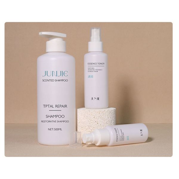 Shampoo Bottle Cosmetic Industry Packaging PE 60ML 120ML 500ML Wholesale High Quality Plastic Bottles