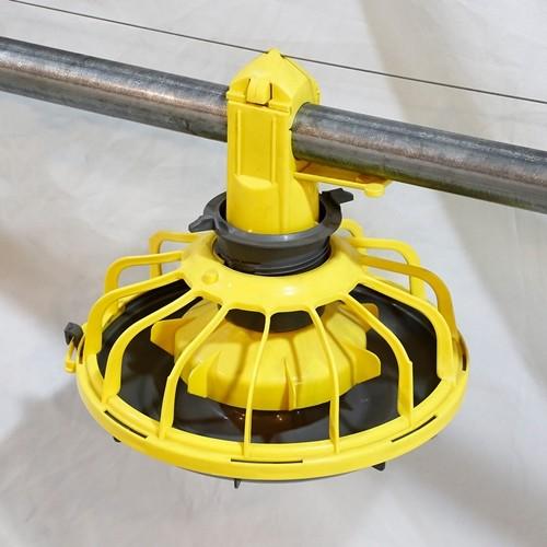 45mm galvanizou o sistema do alimentador do eixo helicoidal da tubulação de aço para a casa das aves domésticas
