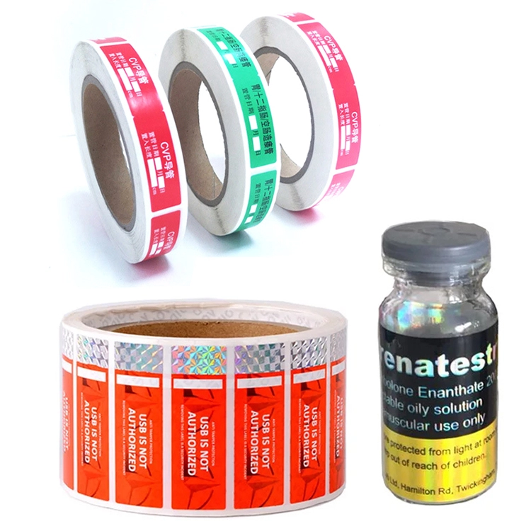 Голографическая лазерная ПЭТ-пленка 10 мл этикетки для флаконов
