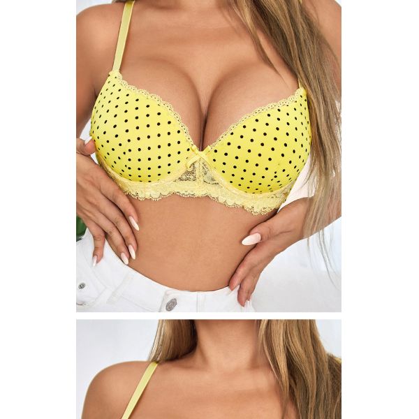 Thin Cup Lace Women Underwear Breathable and Comfortable Small Chest Gathered Ladies Bra Wholesale
