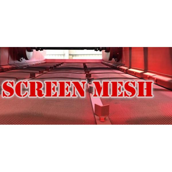 Красная сетка вибрируя экрана камня картины цвета 1.5mm гофрированная