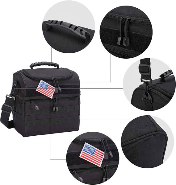 PEVA Linings Molle Lunch Bag Custom Tactical Bag For Daily Use