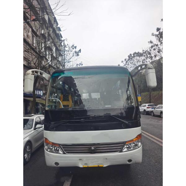 Используемый бренд ZK6761 Yutong в ЕВРО используемом автобусом Yuchai двигателя 2017 используемом годом LHD дизельным белым v 29 автобусов мест