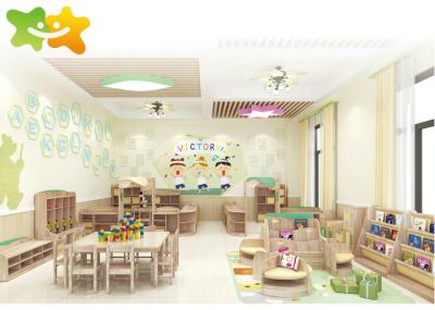 Customize  Modern Preschool Furniture , Wooden Furniture For Preschool Classrooms