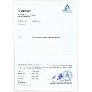 FOSHAN GREATNESS MEDICAL EQUIPMENT CO.,LTD. Certifications