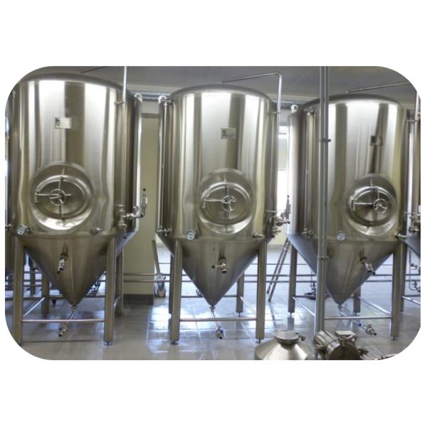 3 Vessel Small Commercial Brewing Equipment 1 Year Warranty ISO / CE Certification