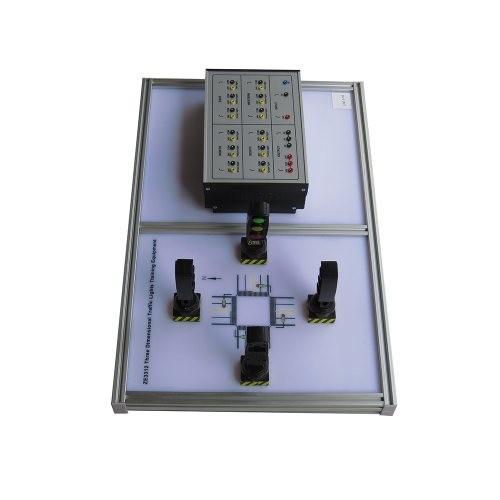 engineering educational equipment Electrical Lab Equipment Three Dimensional Traffic Lights Training Equipment