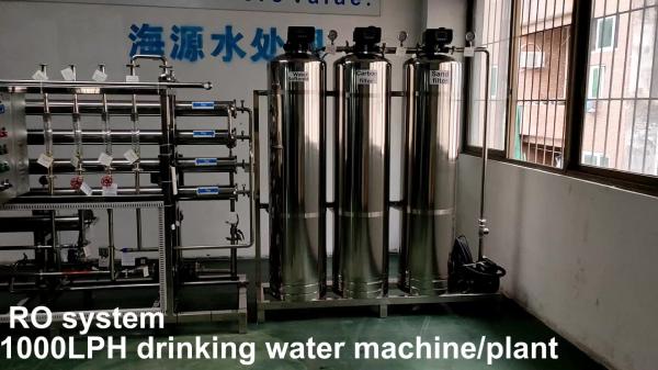 SUS304 Brackish Water RO Plant , PLC Seawater To Drinking Water Machine