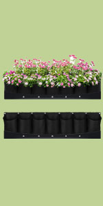 Fabric Raised Garden Bed 6x3x1ft Garden Grow Bed Bags for Growing Herbs, Flowers and Vegetables 128 Gallon