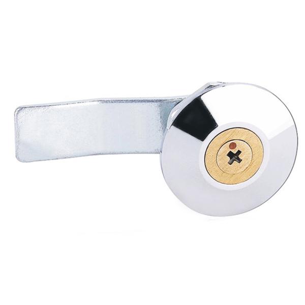 Electrical Cabinet Cylinder Cam Lock , Wear Resistant Slotted Cam Lock