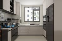 Armoire de rangement haute cuisine garde-manger avec prises de courant Armoire de buffet Hutch LED