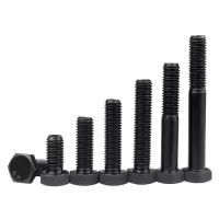 8.8 12.9 Grade M6-M36 M10 Black Hex Bolt Nut Washer DIN933 ZINC Finition simple